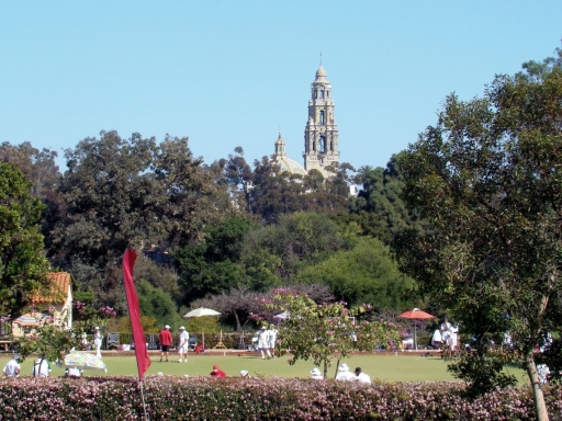 Balboa-Park-Spring-Colors-01-California-Tower-Lawn-Bowling