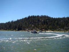 Boating in Big Bear Lake