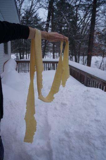 2015 05 08 Pasta 037-finished pasta in the snow