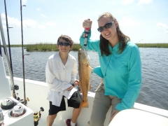 Kristy and Cameron with Redfish - Summer 2015 - DSC00245