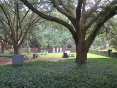 Cemetary with Statues in the background - IMG_1040