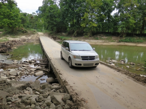Driving across Bayou Saro Bridge - IMG_0956