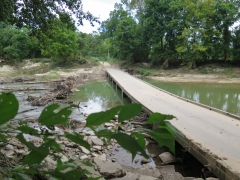 One lane road across Bayou Saro - IMG_0960