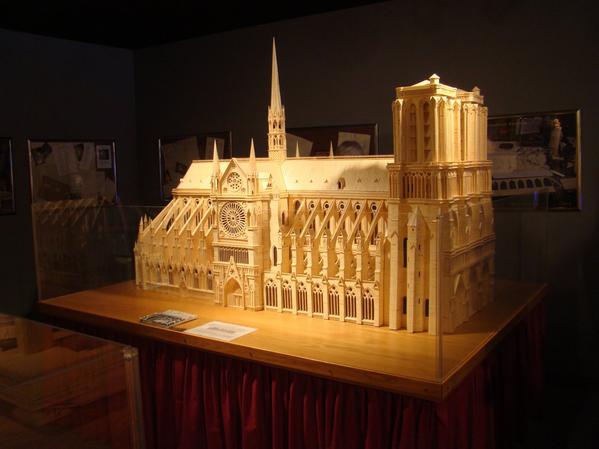 Matchstick Replica of Minas Tirith From Lord of the Rings